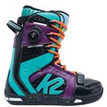 K2 DARKO BOA CONDA PURPLE AND GREEN SNOWBOARD BOOTS
