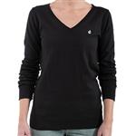 VOLCOM WOMENS STEALING KISSES SWEATER IN BLACK