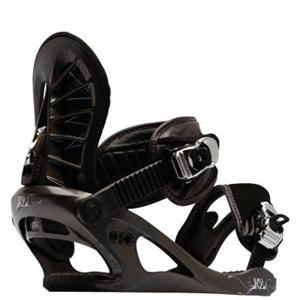 K2 WOMENS VIRTUE BLACK SNOWBOARD BINDINGS