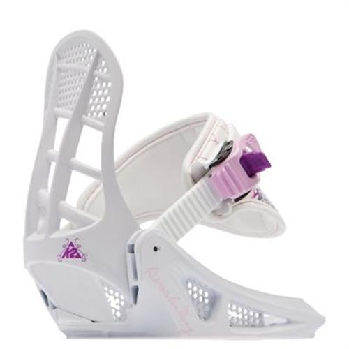 K2 WOMENS LIL KAT WHITE SNOWBOARD BINDINGS
