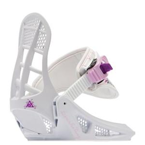 K2 WOMENS LIL KAT WHITE SNOWBOARD BINDINGS