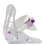K2 WOMENS LIL KAT WHITE SNOWBOARD BINDINGS