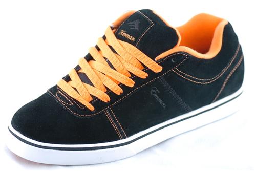 EMERICA B HERMAN 2 BLACK, ORANGE, WHITE