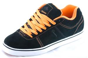 EMERICA B HERMAN 2 BLACK, ORANGE, WHITE