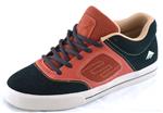 EMERICA REYNOLDS 3 SHOES IN BLACK AND ORANGE
