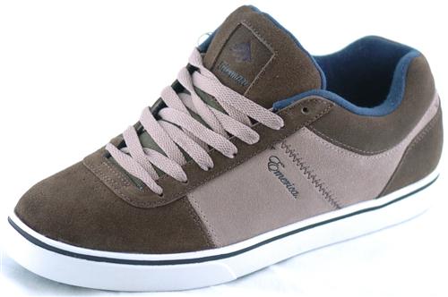 EMERICA B HERMAN 2 SHOE IN BROWN AND NAVY