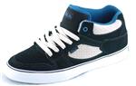 EMERICA HSU SHOE IN BLACK, WHITE, AND ROYAL