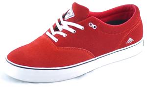 EMERICA REYNOLDS CRUISERS SHOE IN RED AND WHITE