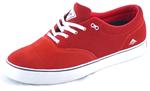 EMERICA REYNOLDS CRUISERS SHOE IN RED AND WHITE