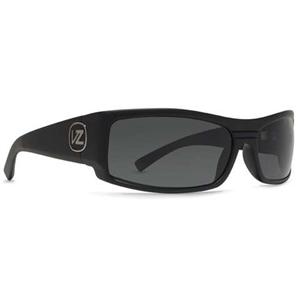 VONZIPPER BURNOUT SUNGLASSES WITH BLACK SATIN FRAMES AND A GREY LENS