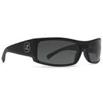 VONZIPPER BURNOUT SUNGLASSES WITH BLACK SATIN FRAMES AND A GREY LENS