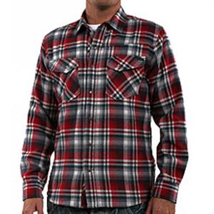 VOLCOM INVADE LONG SLEEVE SHIRT IN RED