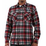 VOLCOM INVADE LONG SLEEVE SHIRT IN RED