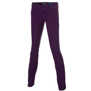 VOLCOM WOMENS RENEGADE SKINNY PANTS IN DPP (DEEP PURPLE)