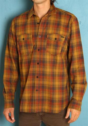VOLCOM CAMPTON LONG SLEEVE SHIRT IN BGD