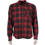 VOLCOM SHELDON LONG SLEEVE SHIRT IN RED