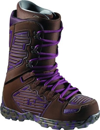 THIRTY TWO (32) TM-TWO SNOWBOARD BOOTS IN BROWN AND PURPLE