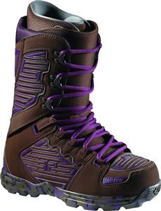 THIRTY TWO (32) TM-TWO SNOWBOARD BOOTS IN BROWN AND PURPLE