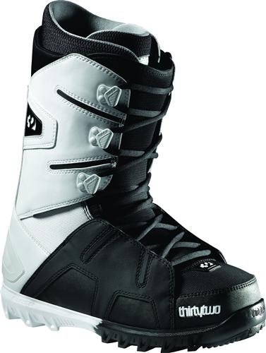 THIRTY TWO (32) LASHED SNOWBOARD BOOTS IN BLACK, WHITE, AND BLACK