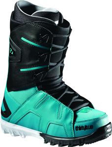 THIRTY TWO (32) LASHED SNOWBOARD BOOTS IN BLACK, BLUE, AND WHITE