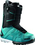 THIRTY TWO (32)  LASHED FAST TRACK SNOWBOARD BOOTS IN BLACK, BLUE, AND WHITE