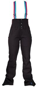 AIRBLASTER WOMENS STRETCH BIB IN BLACK