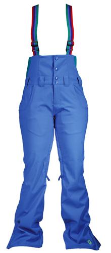 AIRBLASTER WOMENS STRETCH BIB IN BLUEBIRD