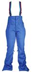 AIRBLASTER WOMENS STRETCH BIB IN BLUEBIRD