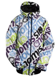 NOMIS HOODY JACKET IN BIG PRINT BRIGHT