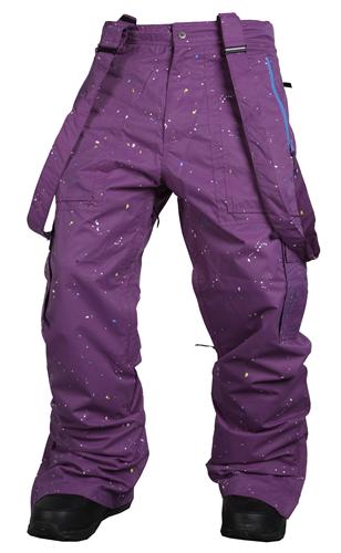 NOMIS SIMON SIGNATURE CARGO SHELL PANTS IN MAJESTIC SPLATTER
