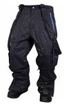 NOMIS SIMON SIGNATURE CARGO SHELL PANT IN BLACK SPLATTER