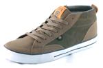 CIRCA HATCHET SHOE IN ARMY GREEN AND BURNT ORANGE