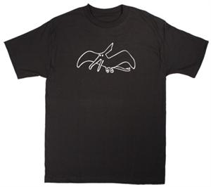 AIRBLASTER TERRY T-SHIRT IN BLACK