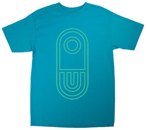 AIRBLASTER OUTLINE AIRPILL T-SHIRT IN TURQUOISE