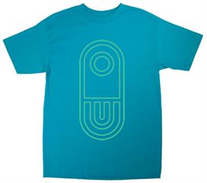 AIRBLASTER OUTLINE AIRPILL T-SHIRT IN TURQUOISE