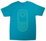AIRBLASTER OUTLINE AIRPILL T-SHIRT IN TURQUOISE