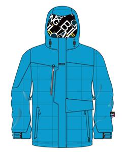 BILLABONG DOWN FAUX SHO JACKET IN ELECTRIC BLUE