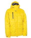 BILLABONG DOWN FAUX SHO JACKET IN CYBER YELLOW