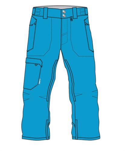 BILLABONG NEUT PANT IN ACID BLUE