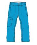 BILLABONG NEUT PANT IN ACID BLUE
