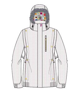 BILLABONG WOMENS PEACE JACKET IN WHITE