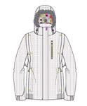 BILLABONG WOMENS PEACE JACKET IN WHITE