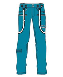 BILLABONG WOMENS SUSPENSE PANT IN PEACOCK