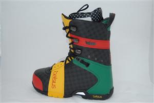 CELSIUS CIRRUS SNOWBOARD BOOTS IN RASTA