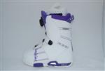 CELSIUS WOMENS CLOUD 9 BOA SNOWBOARD BOOTS IN WHITE AND PURPLE