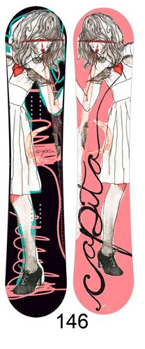 CAPITA WOMENS MIDNIGHT SNOWBOARD