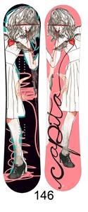 CAPITA WOMENS MIDNIGHT SNOWBOARD