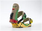 UNION DATA SNOWBOARD BINDINGS IN RASTA