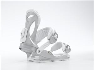 UNION WOMENS TRILOGY SNOWBOARD BINDINGS IN SILVER
