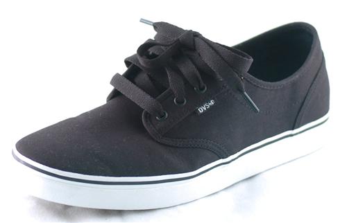 DVS RICO CT SHOE IN BLACK CANVAS